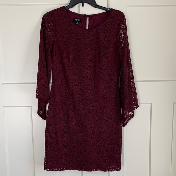 a new day Dresses & Skirts - {A. Byer} NEW! Women's Burgundy Dress